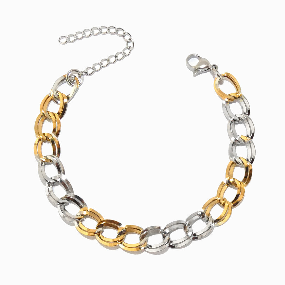 Pulseira Bicolor SL2234 - Aço Inox