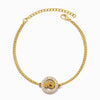 Pulseira Nossa Senhora SL2341 - Aço Inox Dourado