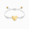 Pulseira Coração SL2393 - Aço Inox e Poliéster