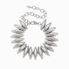 Pulseira Geométrica Statement em Aço Inoxidável