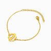 Pulseira Nossa Senhora SL2108 - Aço Inox Dourado