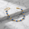 Pulseira Olho Turco em Aço Inoxidável