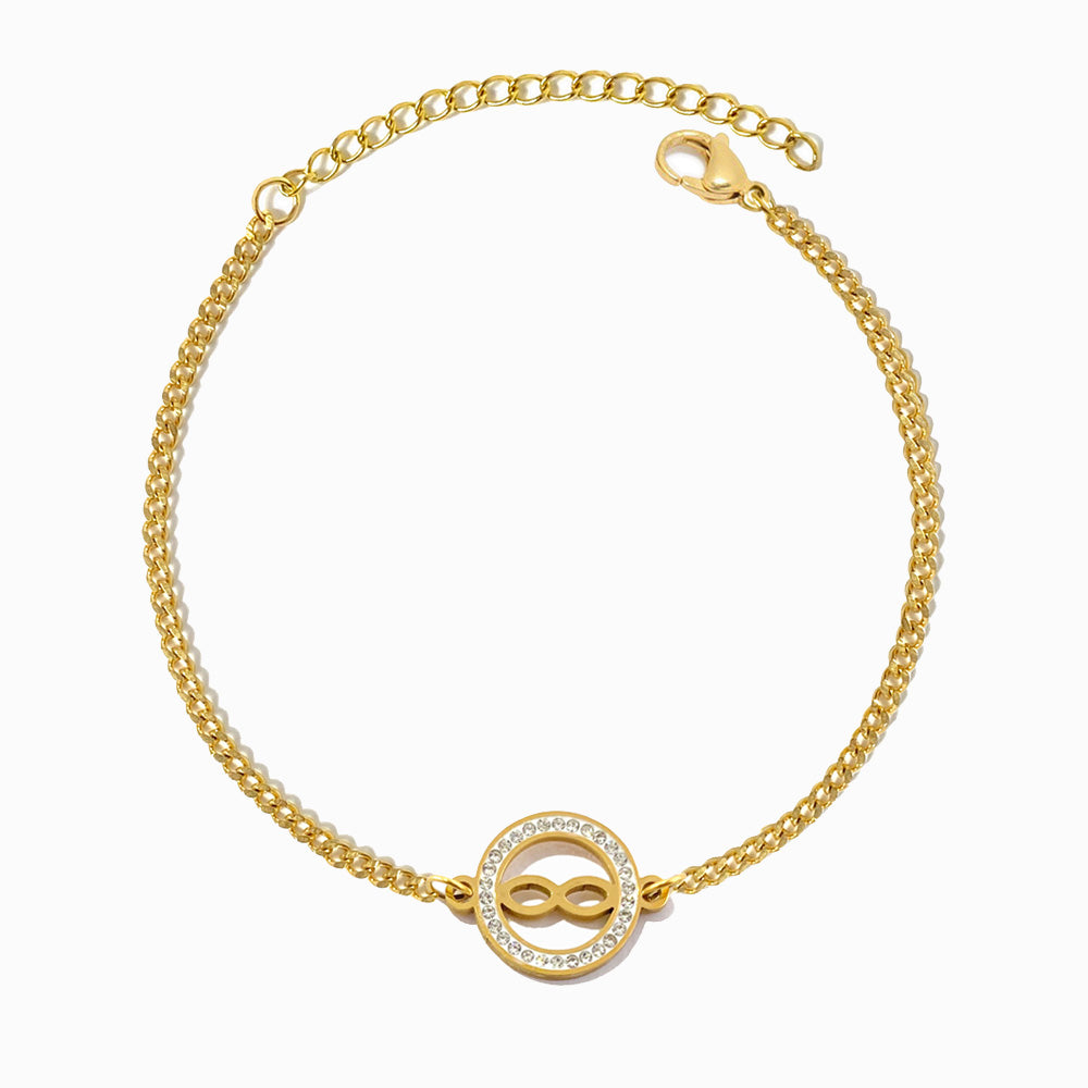 Pulseira Símbolo Infinito SL2015 - Aço Inox