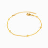 Pulseira com Bolinhas em Aço Inoxidável