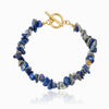 Pulseira de Cascalho Lápis-lazuli PN4074-JDR080 - Aço Inox