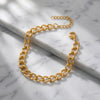 Pulseira de Corrente em Aço Inoxidável