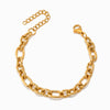 Pulseira de Corrente em Aço Inoxidável