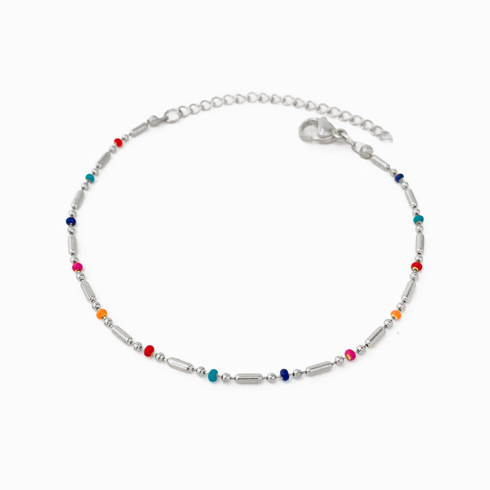 Pulseira Colorida SL2131 - Aço Inox Prateado