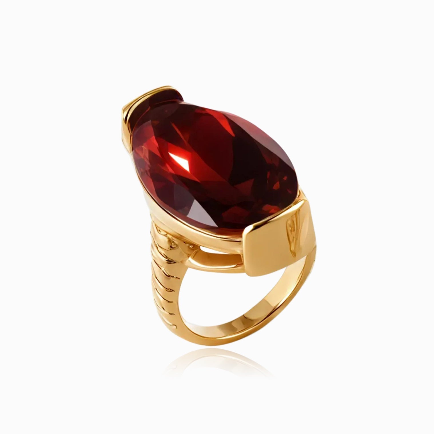 Anel Statement 18mm JZ1491 - Aço Inox