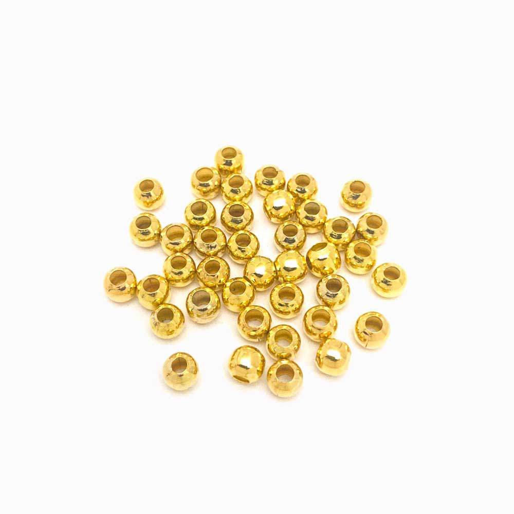 Bolas de Metal Dourado 5mm