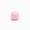 Contas de silicone rosa