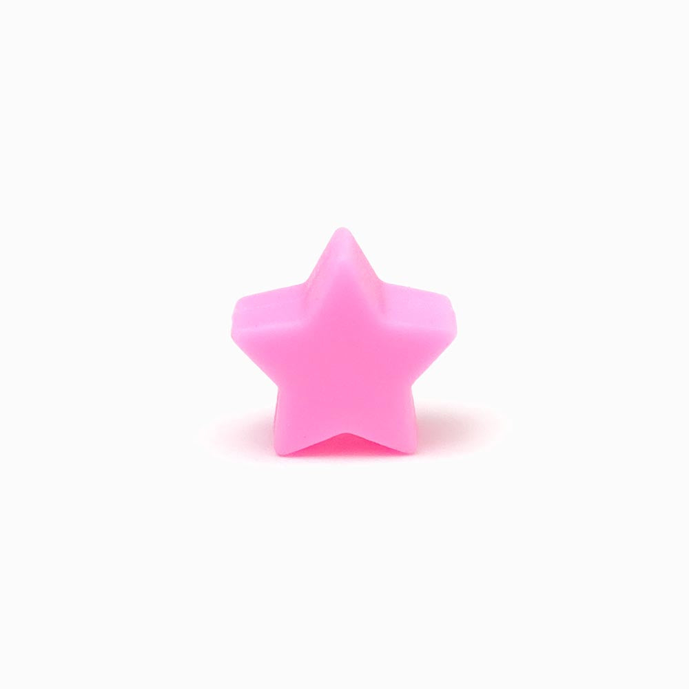 Estrela em silicone para montar porta-chucha