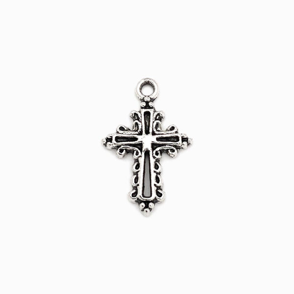 Pack 5 Pendente Cruz 20x13mm - Metal