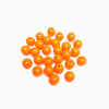 contas de acrílico laranja 8mm