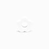Contas de Silicone para Prendedor de Chucha Flor 27mm BRANCO