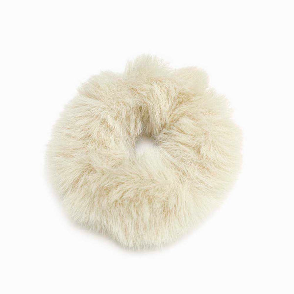 ELÁSTICO DE CABELO POMPOM BEGE