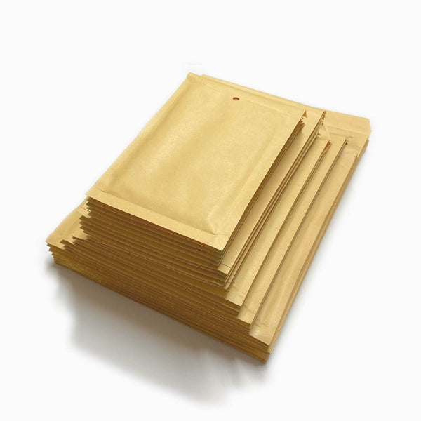 Envelopes Almofadados Castanho Kraft (9 tamanhos)