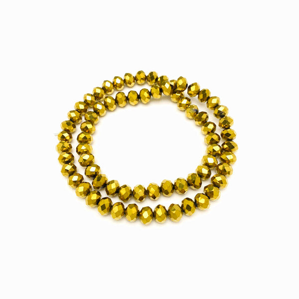 8mm Faceted Stone Beads (10 colors)