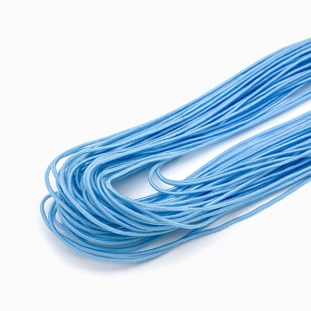 Fio elástico 1mm azul claro