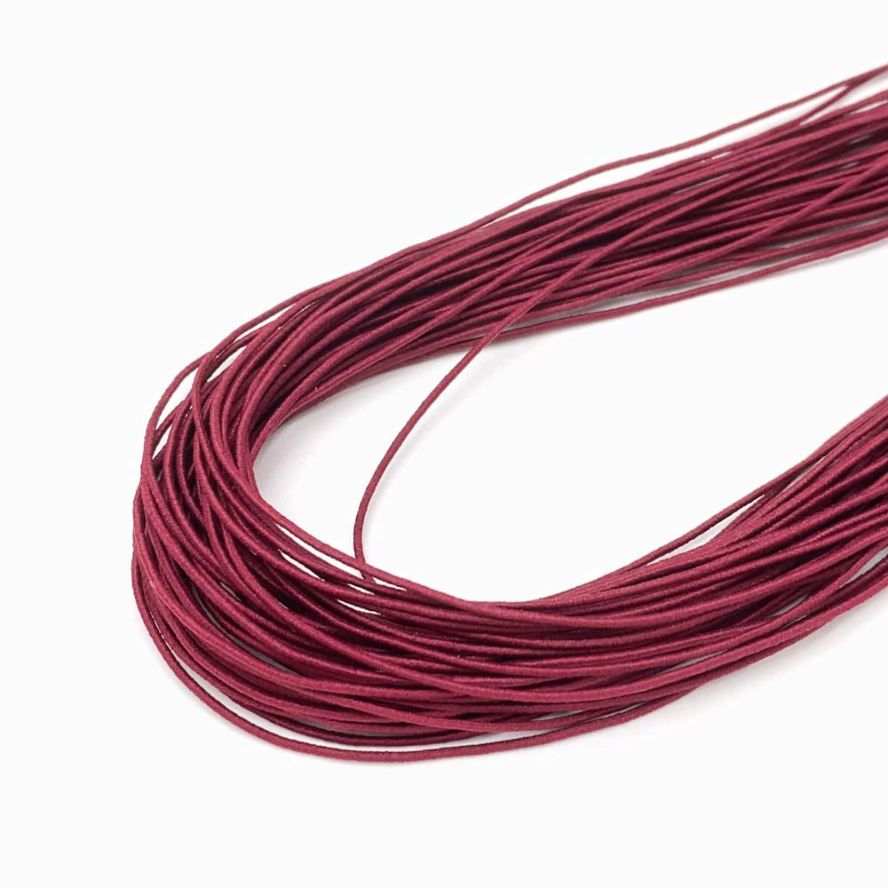 Fio elástico 1mm bordeaux