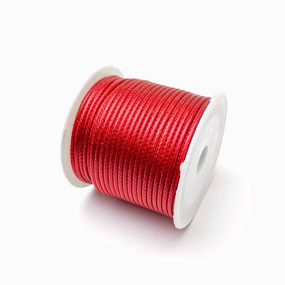 Fio sintético encerado 1.5mm vermelho