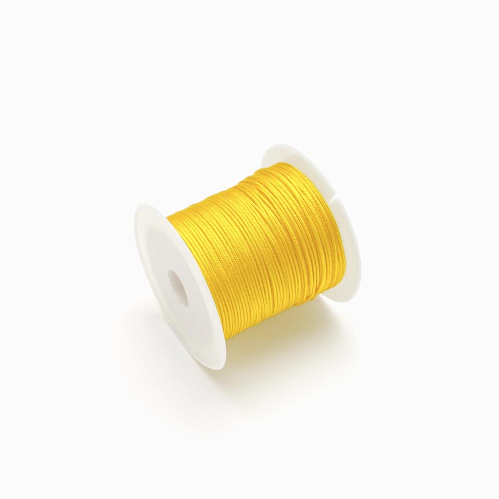 Fio sintético encerado 0.8mm amarelo torrado