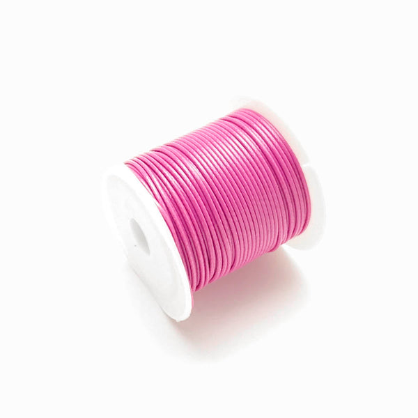 Fio sintético encerado 1.5mm rosa choque