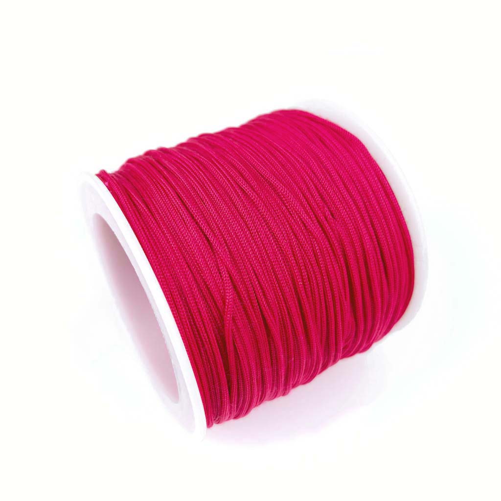Fio de seda Japonesa 1mm rosa choque