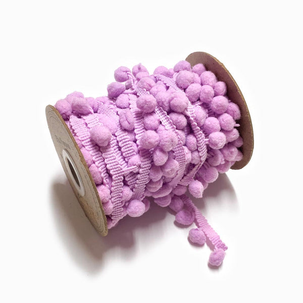 Fita Pompons 20mm Lavanda