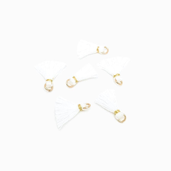 Franja - Borla 10mm Branco