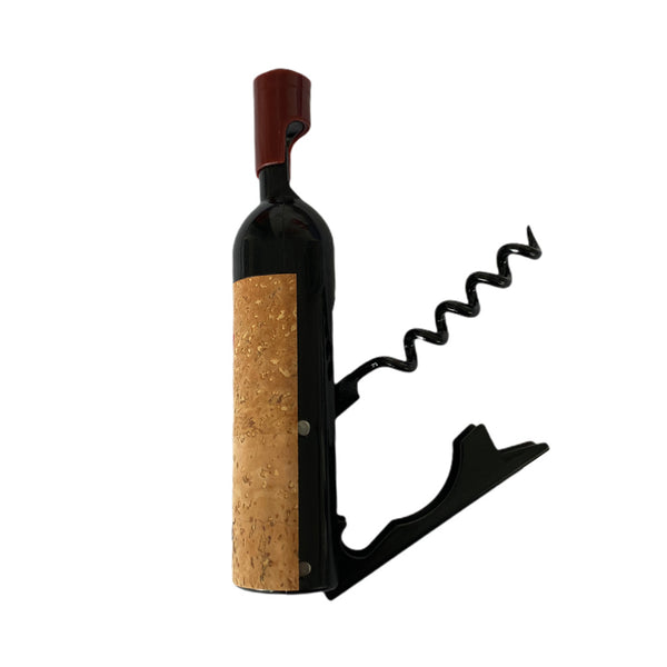 Bottle-shaped corkscrew with magnet - Electric