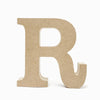 Letras R em madeira cru 15cm