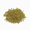 Missanga de vidro envernizado 4mm dourado