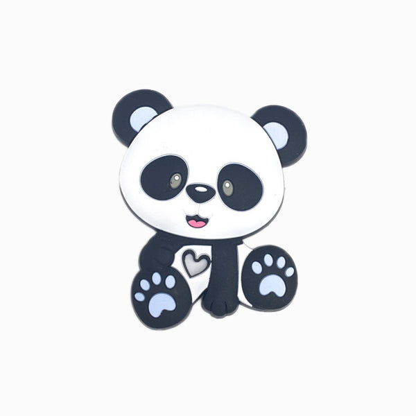 Mordedor de Silicone Panda AZUL BEBÉ