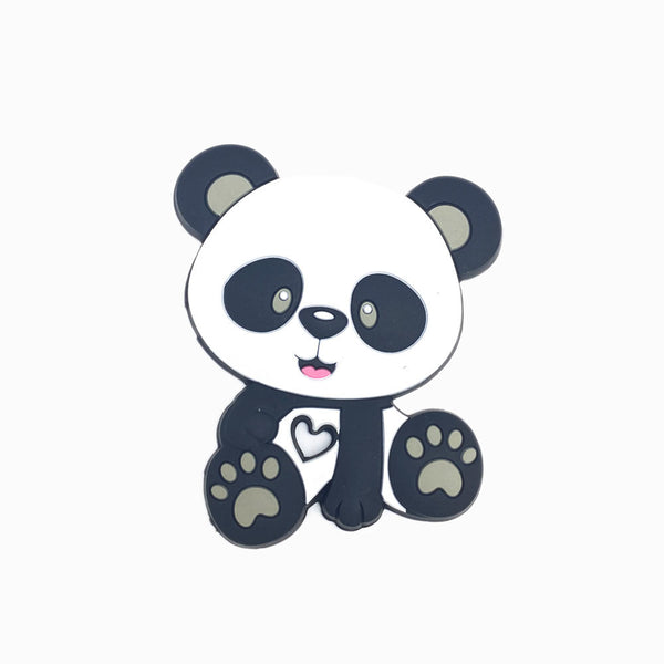 Mordedor de Silicone Panda CINZA