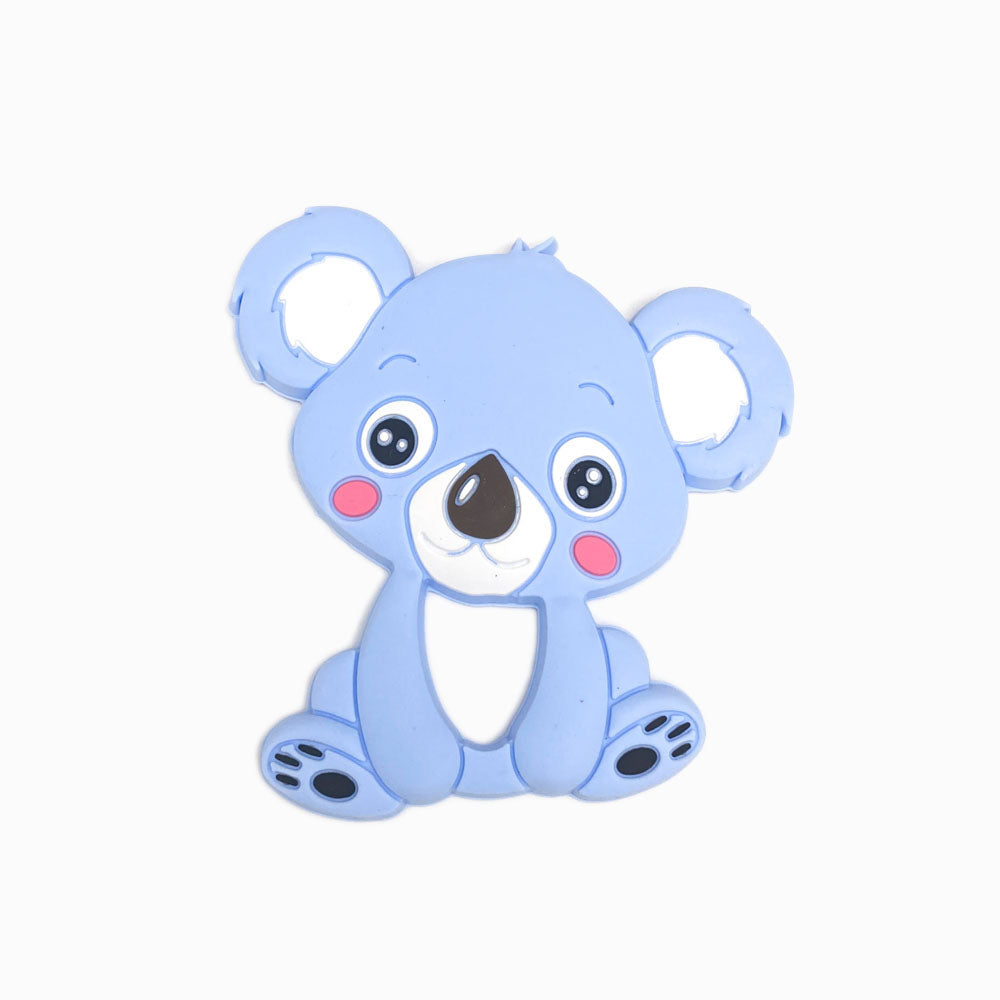 mordedor de silicone koala azul bebé