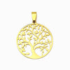 Pendant Tree of Life 25x25mm - Gold Stainless Steel
