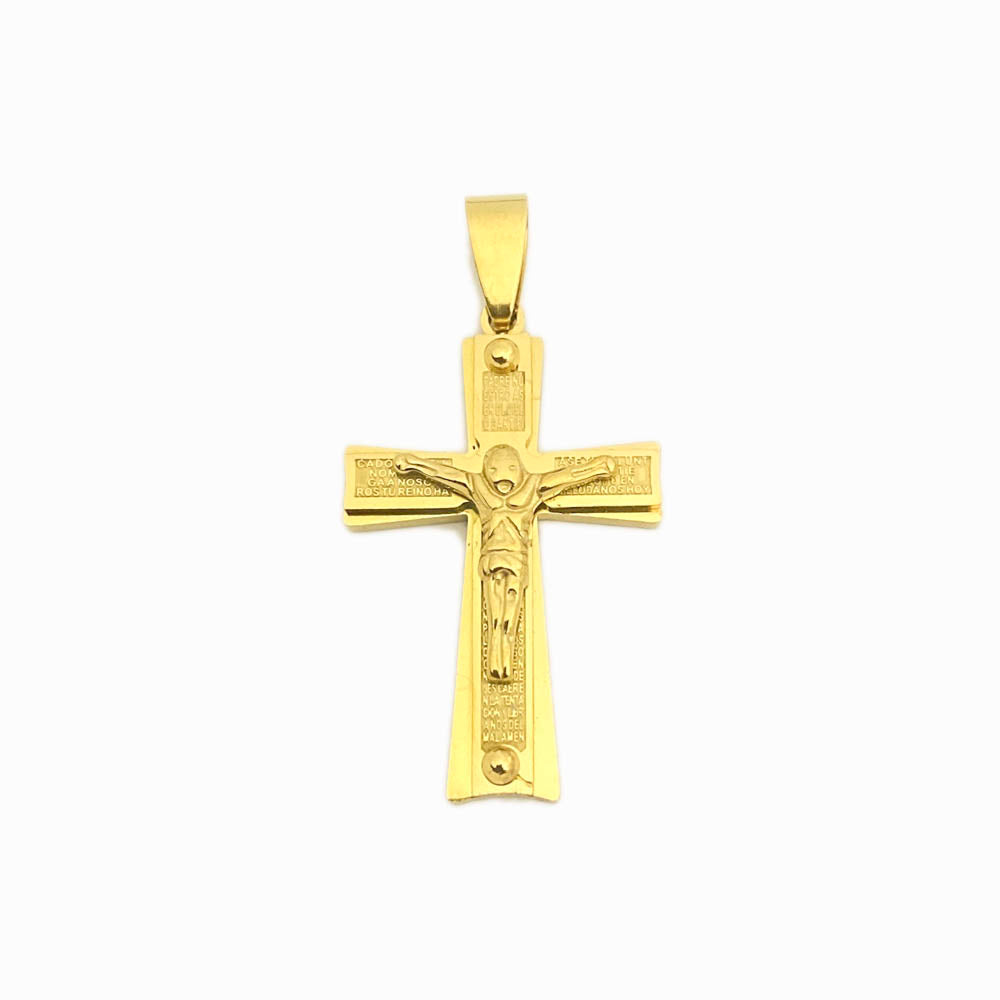 Crucifixo 35X22mm - Aço Inox