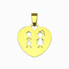 Pendant Horseshoe 30x22mm - Gold Stainless Steel