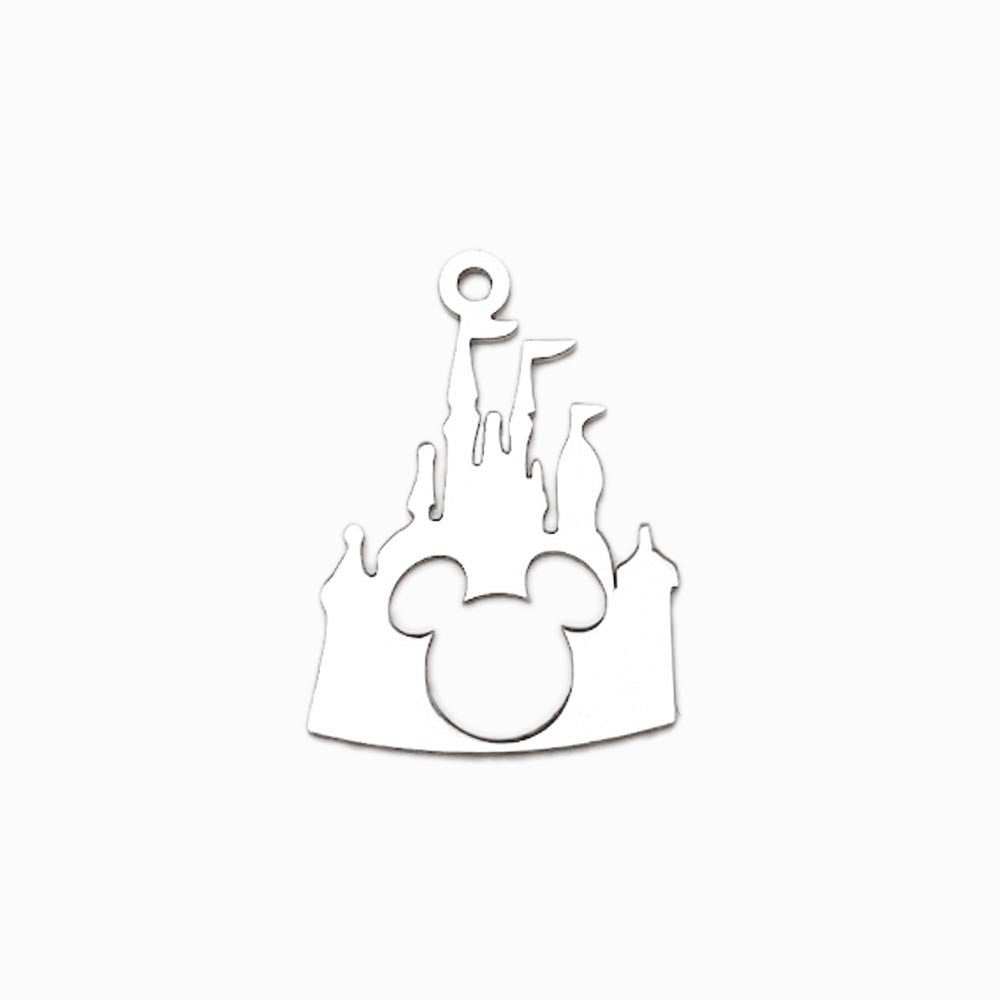 Pendente Disneyland 25x18mm - Aço Inox