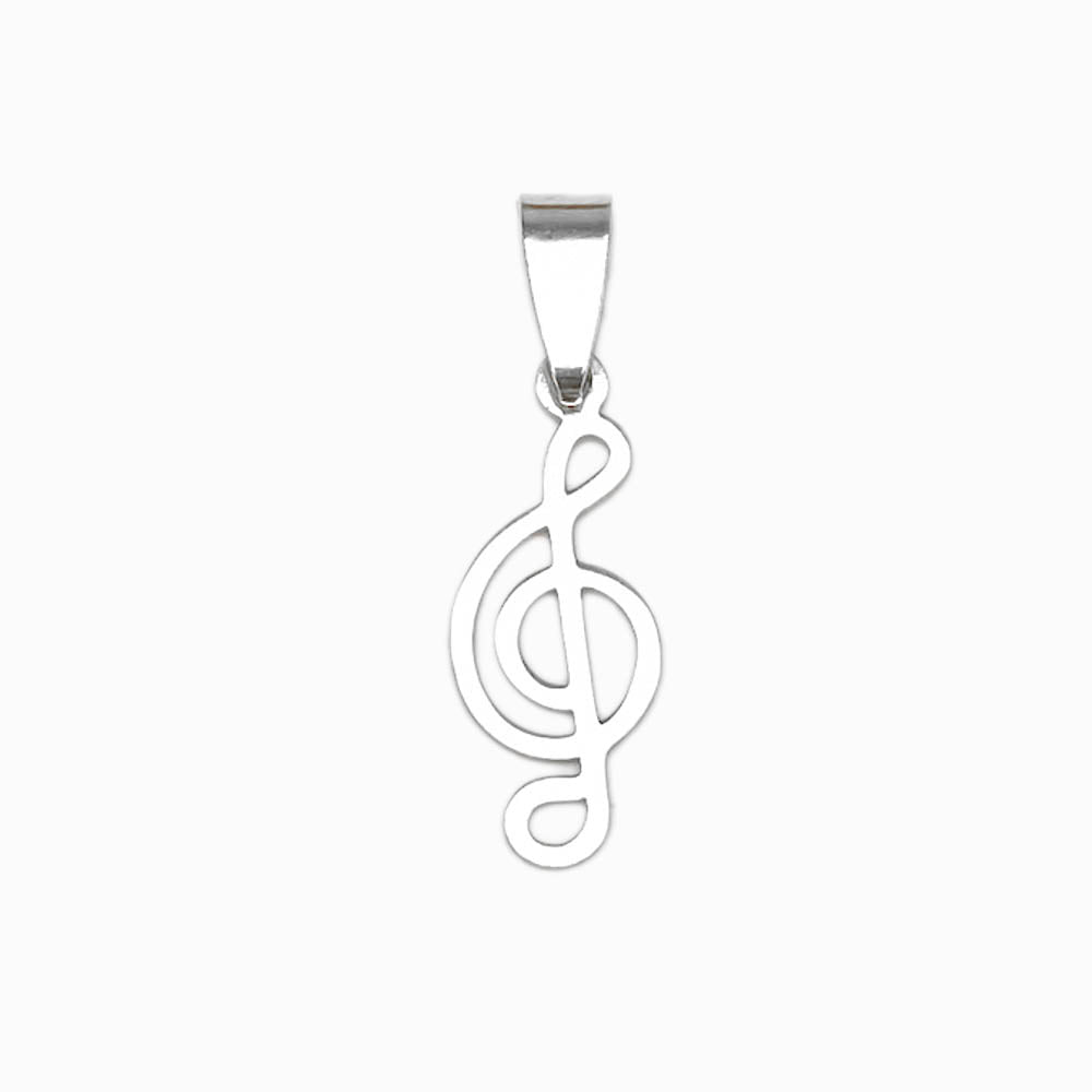 Pendant Musical Note 17x8mm - Gold Stainless Steel