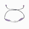 Pulseira Cristal com Entremeio Adoro-te Mãe