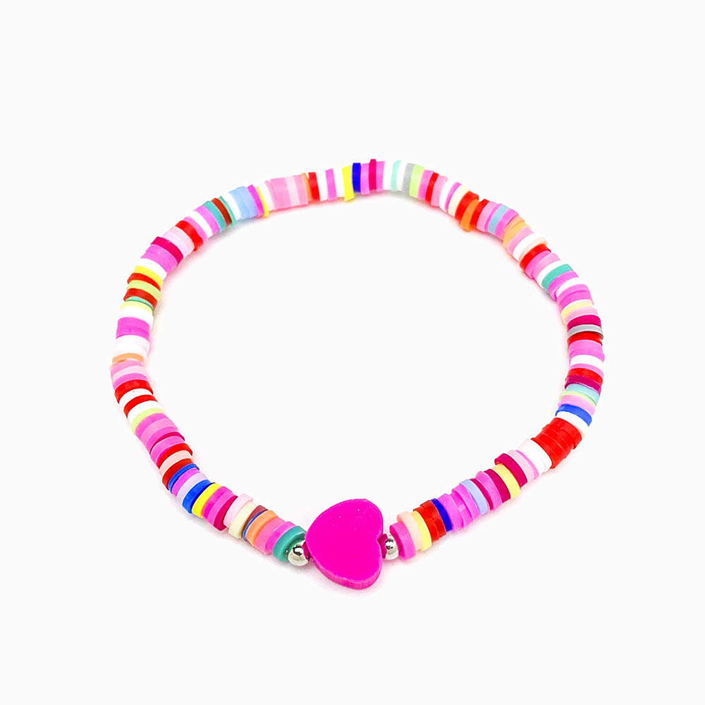 Pulseira Colorida Discos de Borracha