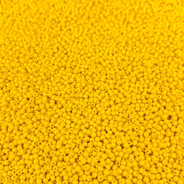 Missanga equilibrada 2mm amarelo torrado